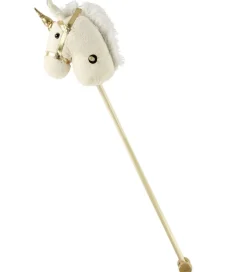 Teddykompaniet Kæphest - 100 cm - Hvid