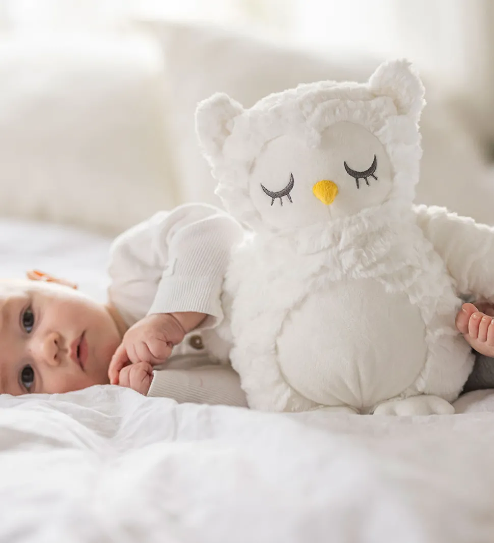 Teddykompaniet Varmepude - Ugle - Hvid - 23 cm