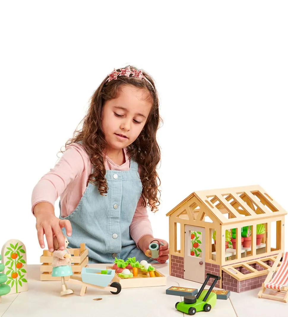 Tender Leaf Trælegetøj - Drivhus Til Dukkehus