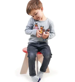 Tender Leaf Trælegetøj - Dukkehusfigurer - Familien Humming Bird