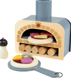 Tender Leaf Trælegetøj - Pizzaovn - 18 Dele