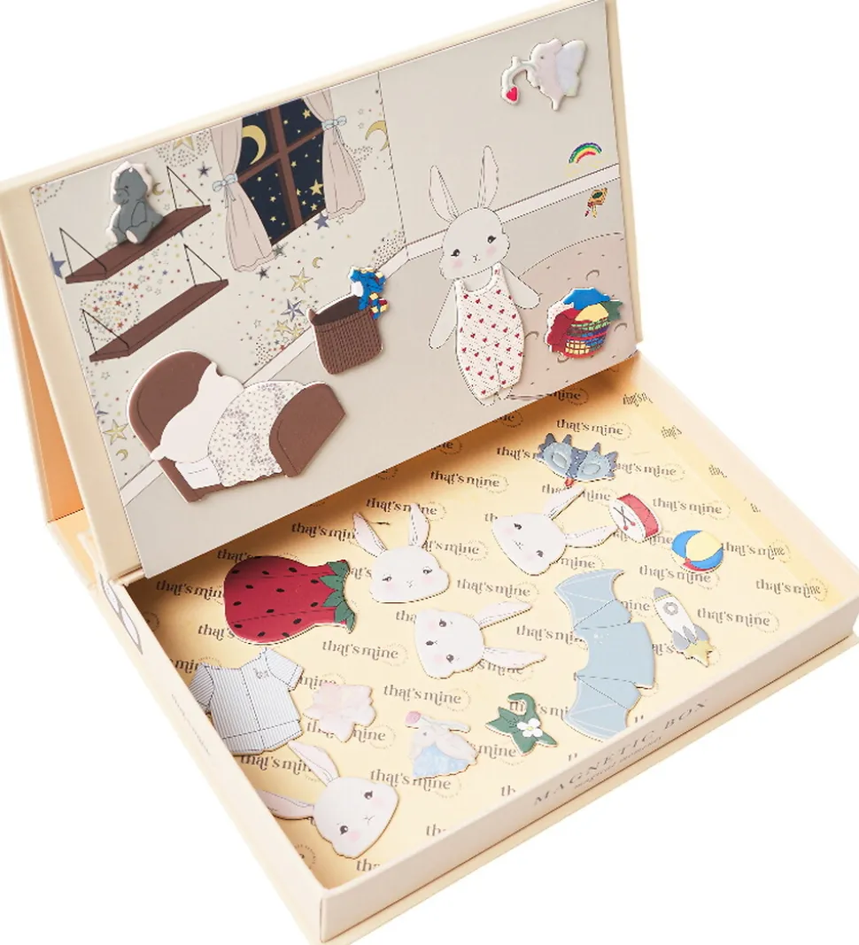 Thats Mine Magnetisk Legebræt - Lou - Bunny