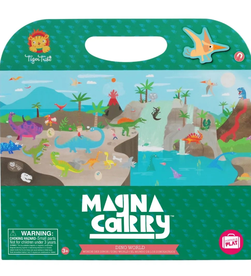 Tiger Tribe Magnetbog - Magna Carry - Dino World