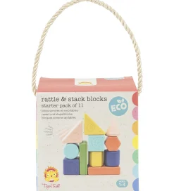 Tiger Tribe Rasleklodser - Rattle & Stack Blocks - Startsæt - 1