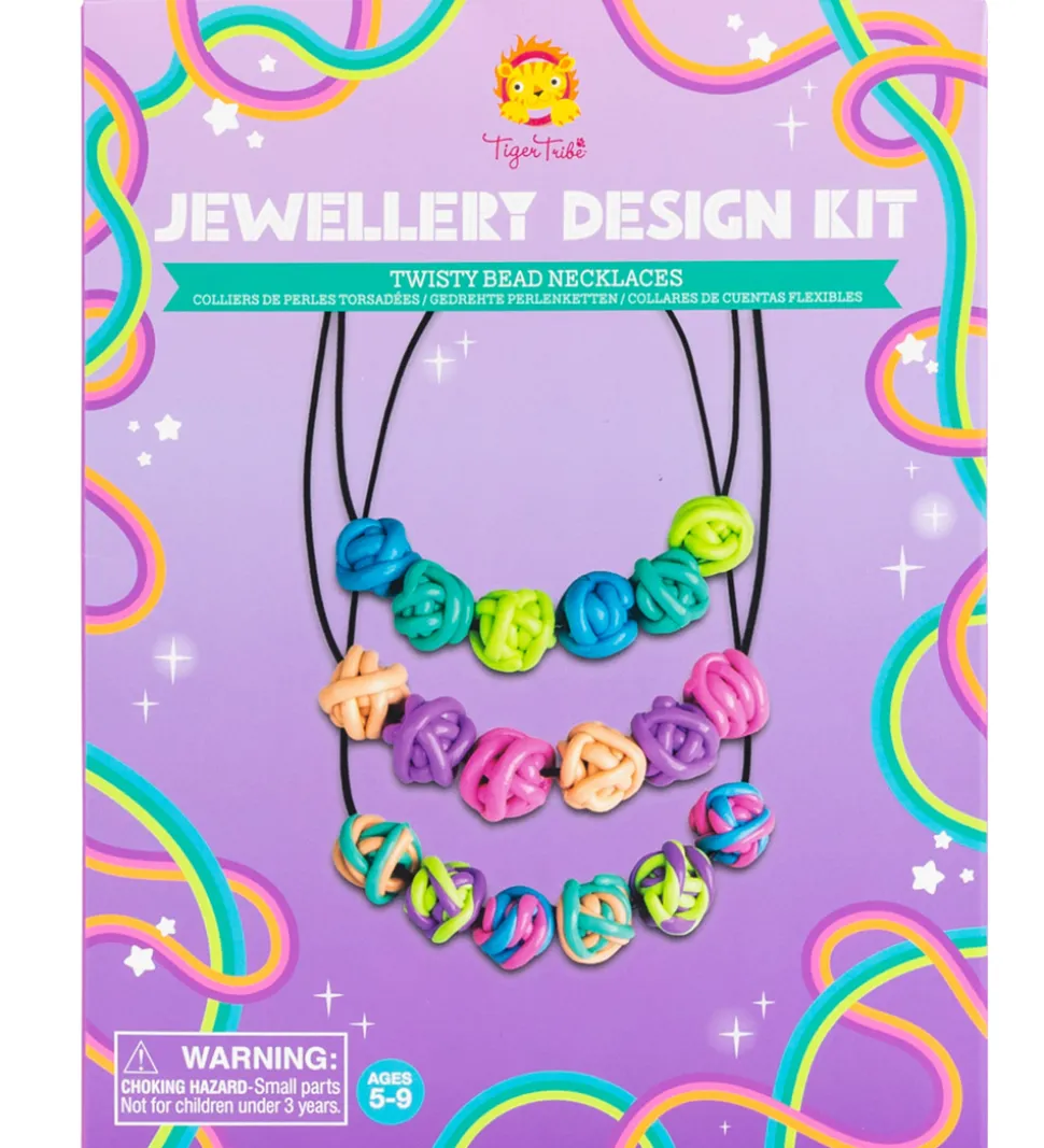 Tiger Tribe Smykkesæt - Twisty Beads Necklaces