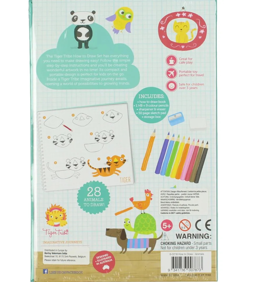 Tiger Tribe Tegnesæt - Animals