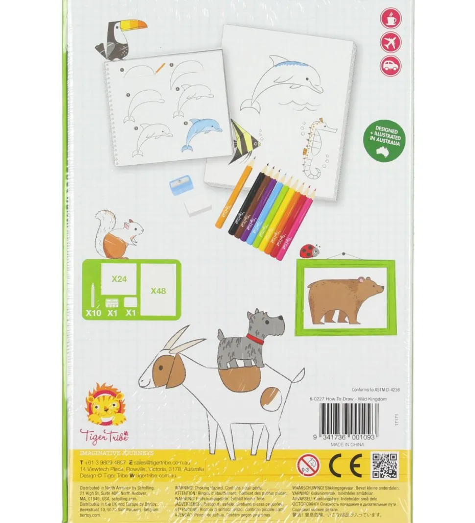 Tiger Tribe Tegnesæt - Wild Kingdom