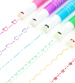 Tiger Tribe Tuscher - Roller Pattern Pens - 6 stk