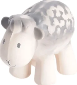 Tikiri Bidedyr - Naturgummi - Får - Grå/Hvid