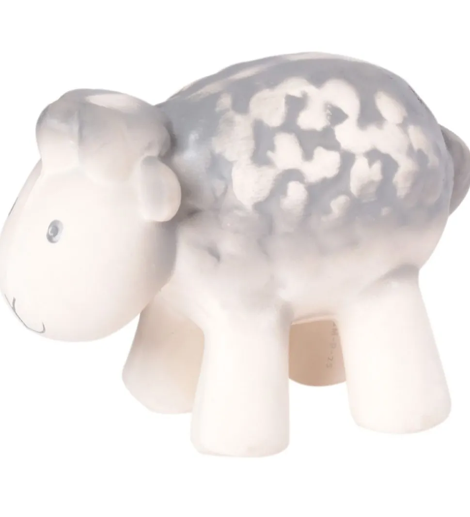 Tikiri Bidedyr - Naturgummi - Får - Grå/Hvid