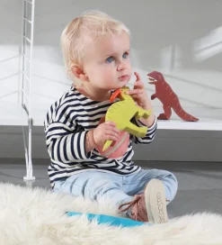 Tikiri Bidelegetøj - Naturgummi - Dino - Grøn