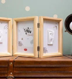 Tiny Love Aftryksæt - Hånd/Fod - Dobbeltramme - Wood