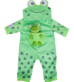 Tiny Treasures Dukketøj - Froggy All-In-One
