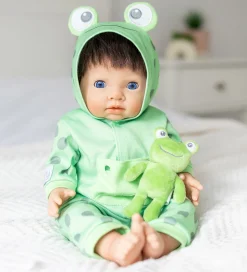 Tiny Treasures Dukketøj - Froggy All-In-One