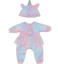 Tiny Treasures Dukketøj - Magic Unicorn All-In-One