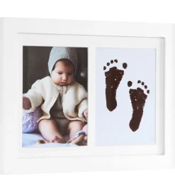 Vanilla Copenhagen Hånd- og Fodaftryksæt m. Billedramme - Blækfr