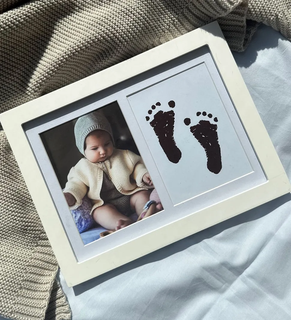 Vanilla Copenhagen Hånd- og Fodaftryksæt m. Billedramme - Blækfr