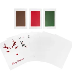 Vanilla Copenhagen Hånd- og Fodaftryksæt - Brun/Grøn/Rød