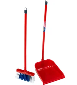 Vileda Junior Fejebakke m. Langt Skaft + Kost - Legetøj