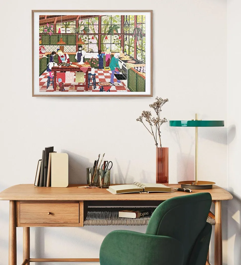 Vissevasse Puslespil - 1000 Brikker - Cosy Kitchen