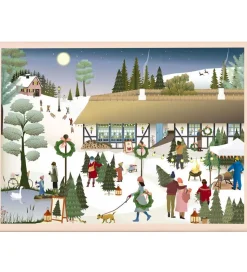 Vissevasse Puslespil - 1000 Brikker - Christmas Tree Farm