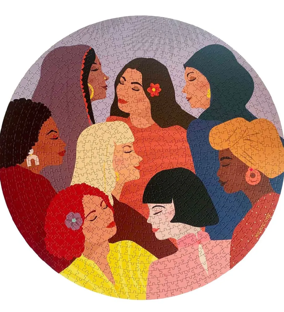 Vissevasse Puslespil - 1000 Brikker - 65x65 cm - We Are One