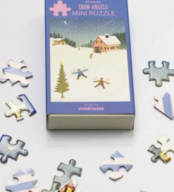 Vissevasse Puslespil - Mini - 10x13 cm - Snow Angels