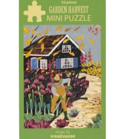 Vissevasse Puslespil - Mini - 10x13 cm - 42 Brikker - Garden Har