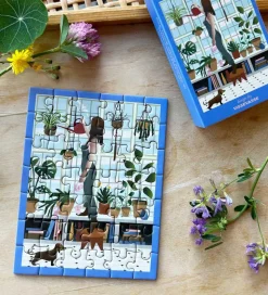 Vissevasse Puslespil - Mini - 10x13 cm - 42 Brikker - Plant Love
