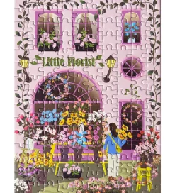 Vissevasse Puslespil - 15x21 cm - 150 Brikker - Little Florist