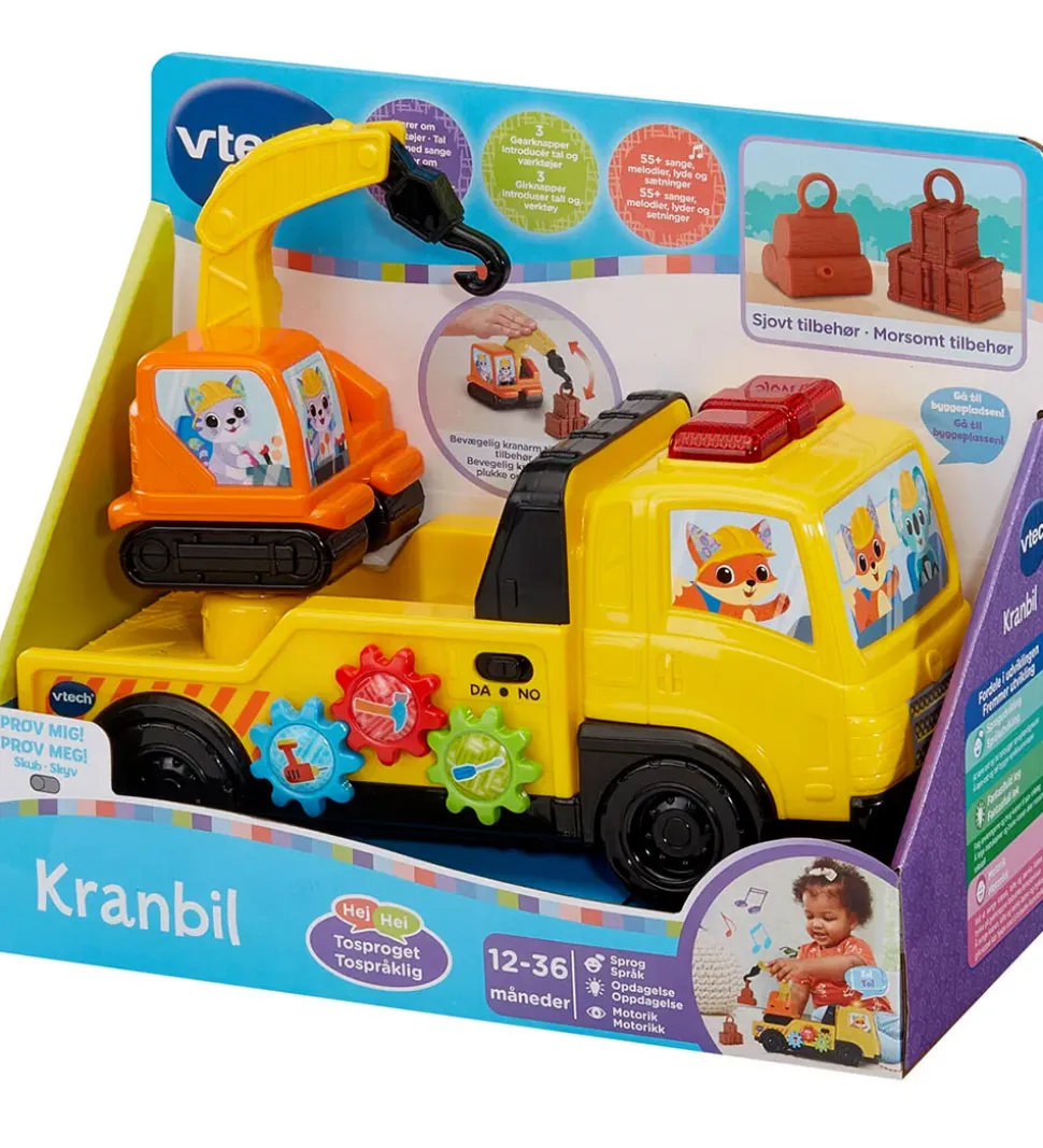 Vtech Aktivitetslegetøj m. Lys/Lyd - Kranbil - DA/NO