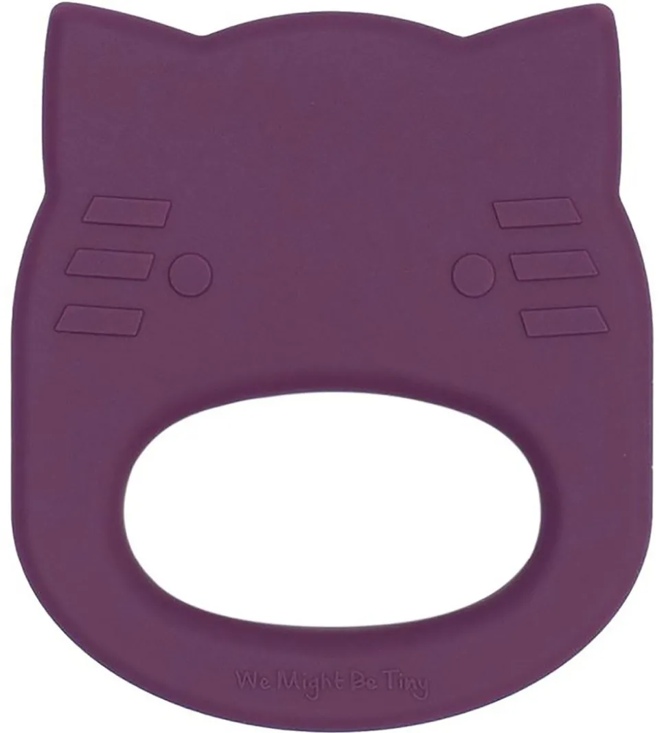 We Might Be Tiny Bidering - Cat - Silikone - Plum