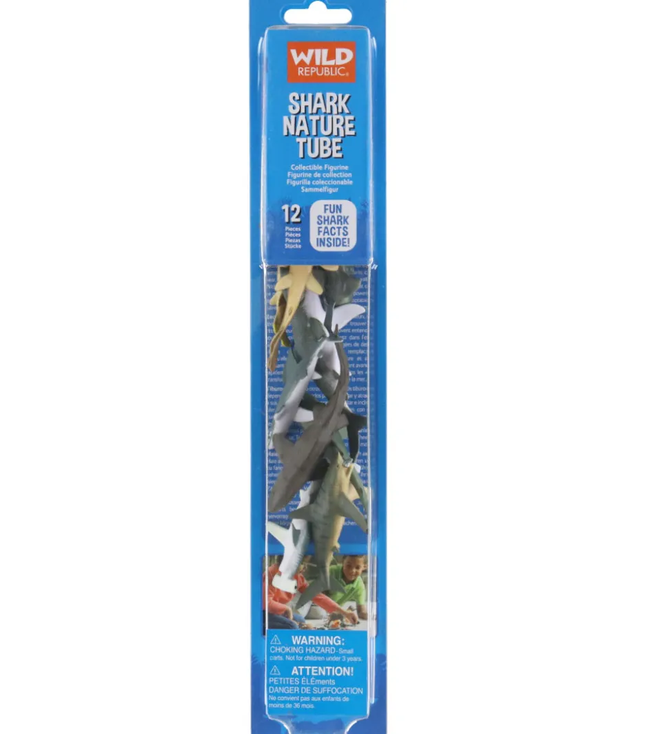 Wild Republic Figurer - Nature Tube - 12 stk. - Hajer