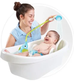 Yookidoo Badelegetøj - Elephant Baby Shower - Lilla