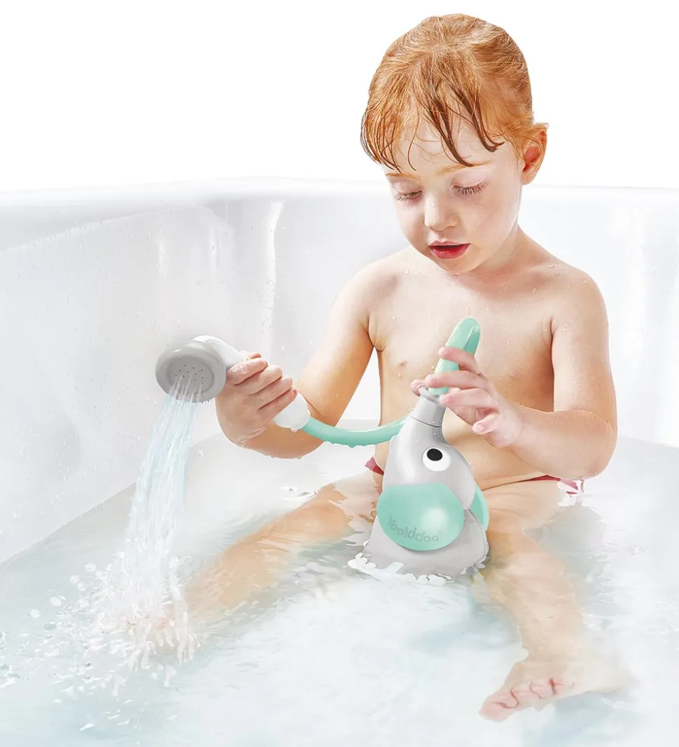 Yookidoo Badelegetøj - Elephant Baby Shower - Turkis